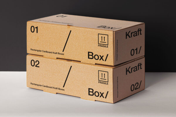 Custom shipping boxes designed by Ensquare Packages.